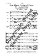 Donald Grantham: four e.e. cummings poems: no. 3. a pretty a day Product Image