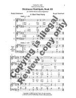 Roger Bourland: Dickinson Madrigals, Book III Product Image