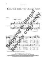 Henry Mollicone: Lord, Our Lord, Thy Glorious Name Product Image