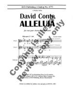 David Conte: Alleluia Product Image
