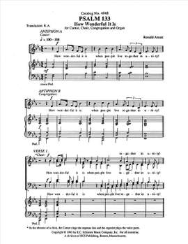 Ronald Arnatt: Psalm 133