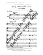 Gwyneth Walker: Songs for Women's Voices: No. 5. In Autumn Product Image