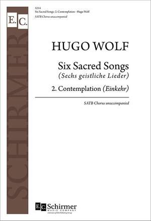 Hugo Wolf: Six Sacred Songs: No. 2. Einkehr