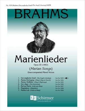 Johannes Brahms: Marienlieder: No. 1. Der englische Gruss