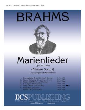 Johannes Brahms: Marienlieder: No. 5. Ruf zur Maria