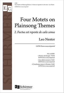 Leo Nestor: 4 Motets on Plainsong Themes