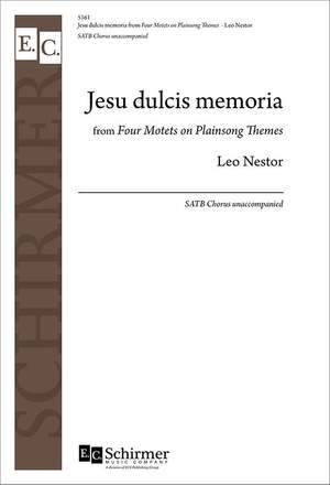 Leo Nestor: 4 Motets on Plainsong Themes