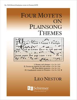 Leo Nestor: 4 Motets on Plainsong Themes