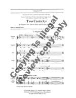 David Ashley White: Two Canticles: Magnificat & Nunc Dimittis Product Image