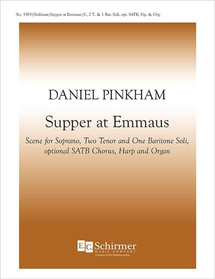 Daniel Pinkham: Supper at Emmaus