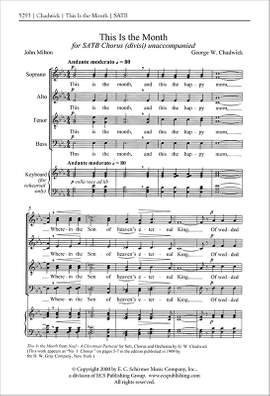 George Whitefield Chadwick: This Is the Month