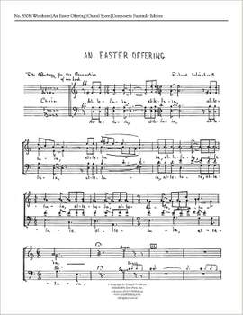 Richard Wienhorst: An Easter Offering