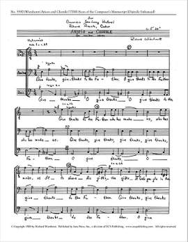 Richard Wienhorst: Arioso and Chorale