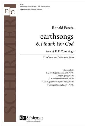 Ronald Perera: Earthsongs: No. 6 I thank You God