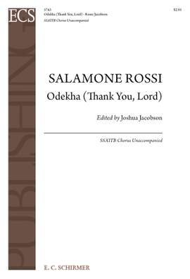 Salamone Rossi: Odekha