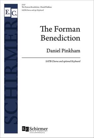 Daniel Pinkham: The Forman Benediction