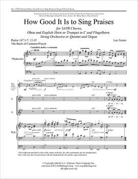 Leo Nestor: How Good It Is to Sing Praises