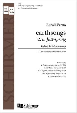 Ronald Perera: Earthsongs: No. 2 In Just-spring