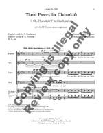 Robert Applebaum: 3 Pieces for Chanukah Product Image