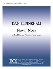 Daniel Pinkham: Nova, Nova