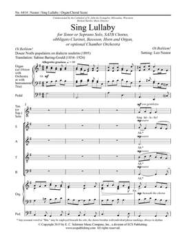 Leo Nestor: Sing Lullaby