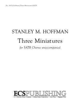 Stanley M. Hoffman: Three Miniatures