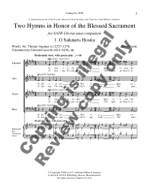 David Conte: Two Hymns in Honor of the Blessed Sacrament Product Image