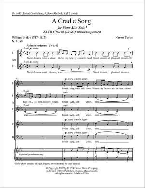 Nestor Taylor: A Cradle Song