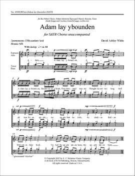 David Ashley White: Adam lay ybounden