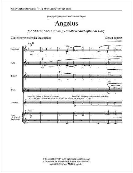 Steven Sametz: Angelus