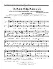 Daniel Pinkham: The Cambridge Canticles