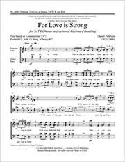 Daniel Pinkham: For Love Is Strong