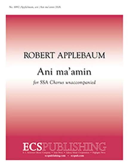 Robert Applebaum: Ani ma'amin