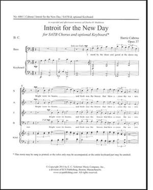 Barrie Cabena: Introit for the New Day