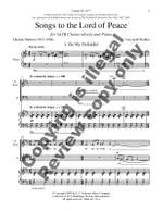 Gwyneth Walker: Songs to the Lord of Peace: No. 3 Be My Defender Product Image