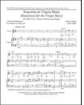 Gabor Lehotka: Sequentia de Virgine Maria