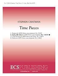 Stephen Chatman: Time Pieces: No. 2 Come, My Cecilia