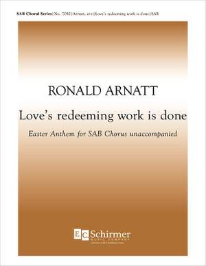 Love's redeeming work is done