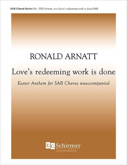 Love's redeeming work is done