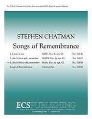 Stephen Chatman: Songs of Remembrance