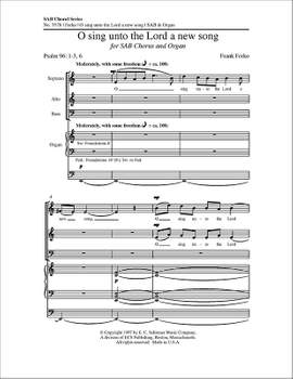 Frank Ferko: O Sing Unto the Lord a New Song