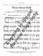 Steven Sametz: Thou whose birth Product Image