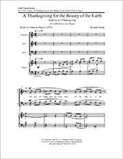 Ronald Arnatt: A Thanksgiving for the Beauty of the Earth