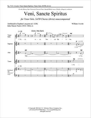 William Averitt: Veni, Sancte Spiritus