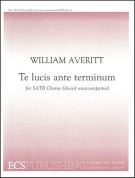 William Averitt: Te lucis ante terminum