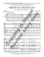 Carlyle Sharpe: Behold Now, Bless the Lord Product Image