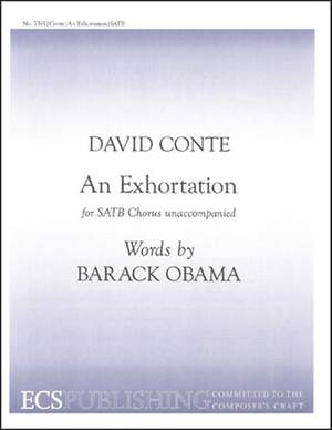 David Conte: An Exhortation