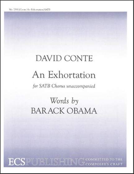 David Conte: An Exhortation