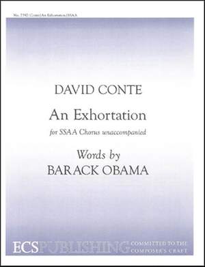 David Conte: An Exhortation