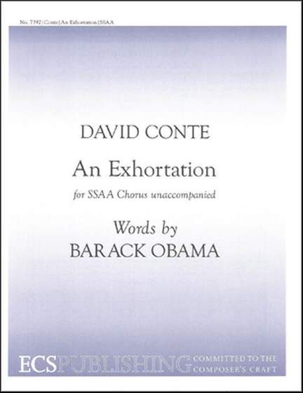 David Conte: An Exhortation